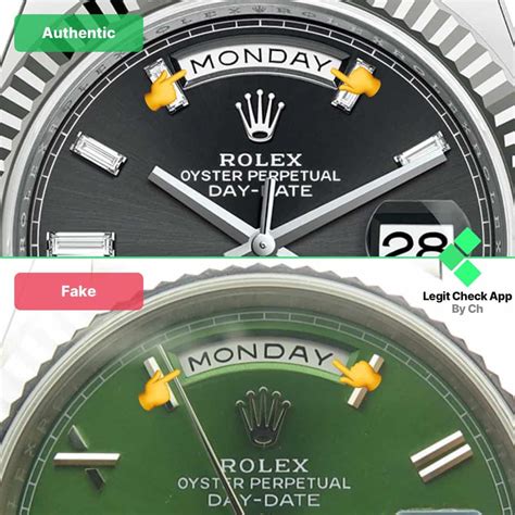 rolex oyster perpetual day date original vs fake|counterfeit rolex watch prices.